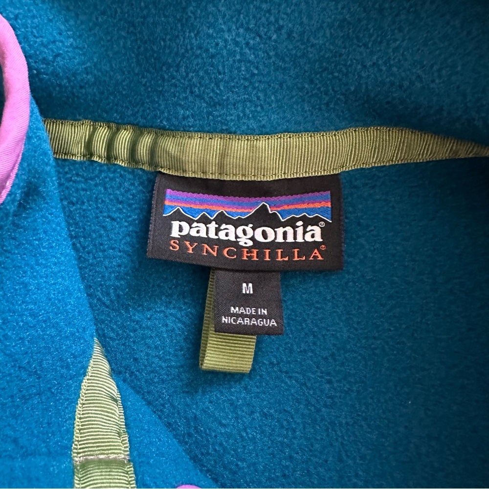 Patagonia Synchilla Snap-T Fleece Pullover Womens Medium Like New - Picture 5 of 9